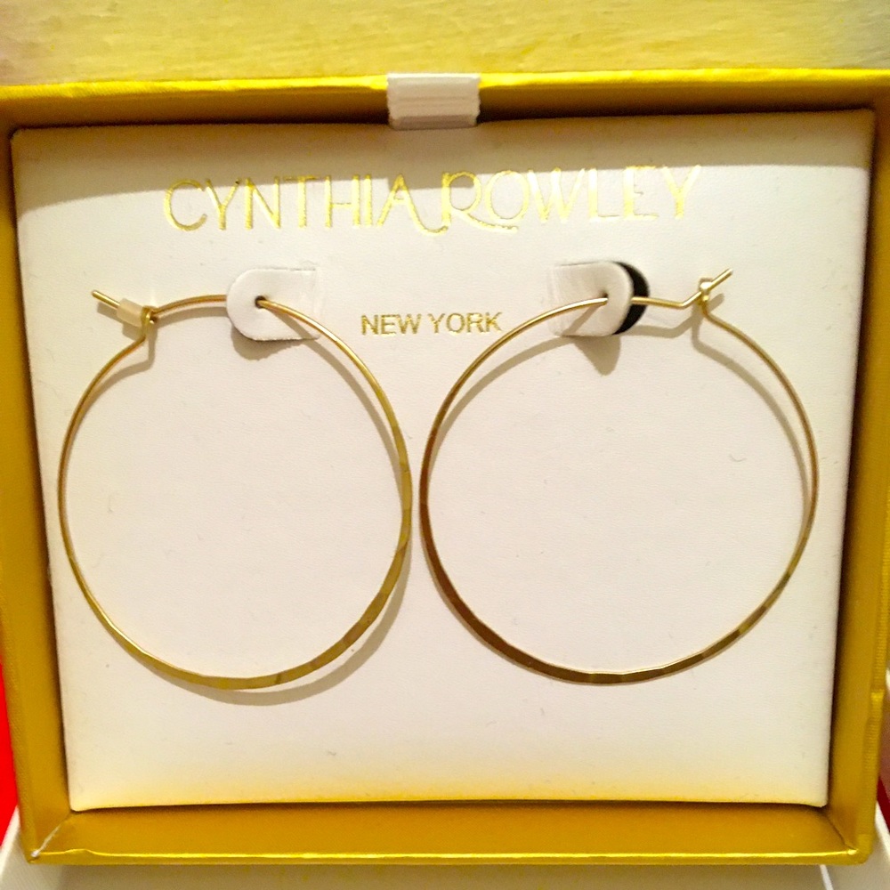 CYNTHIA ROWLEY 🔥🔥HOOPS NIB